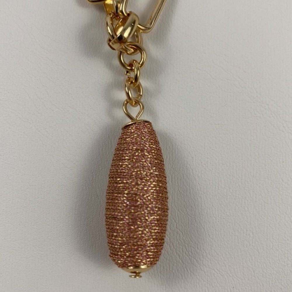 4/$20 A New Day Gold Tone Chain with Copper Wire Wrapped Bead Pendant Necklace - Picture 3 of 8